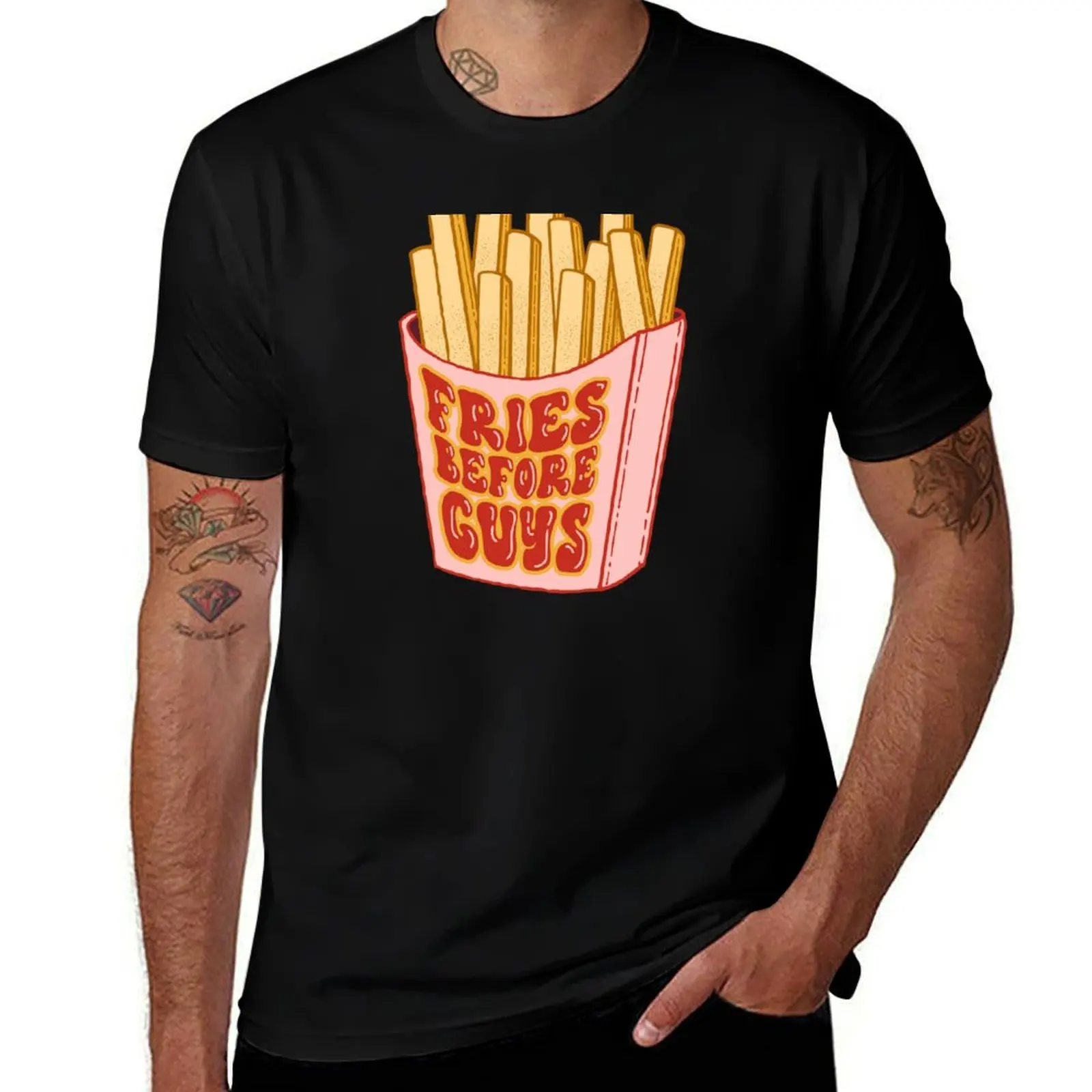 

Fries before Guys T-Shirt customizeds blue archive Anime t-shirt t shirts men