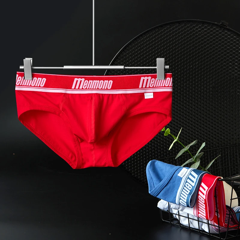 Low waist young men's underwear sexy men's briefs tide tight summer cotton sports breathable briefs