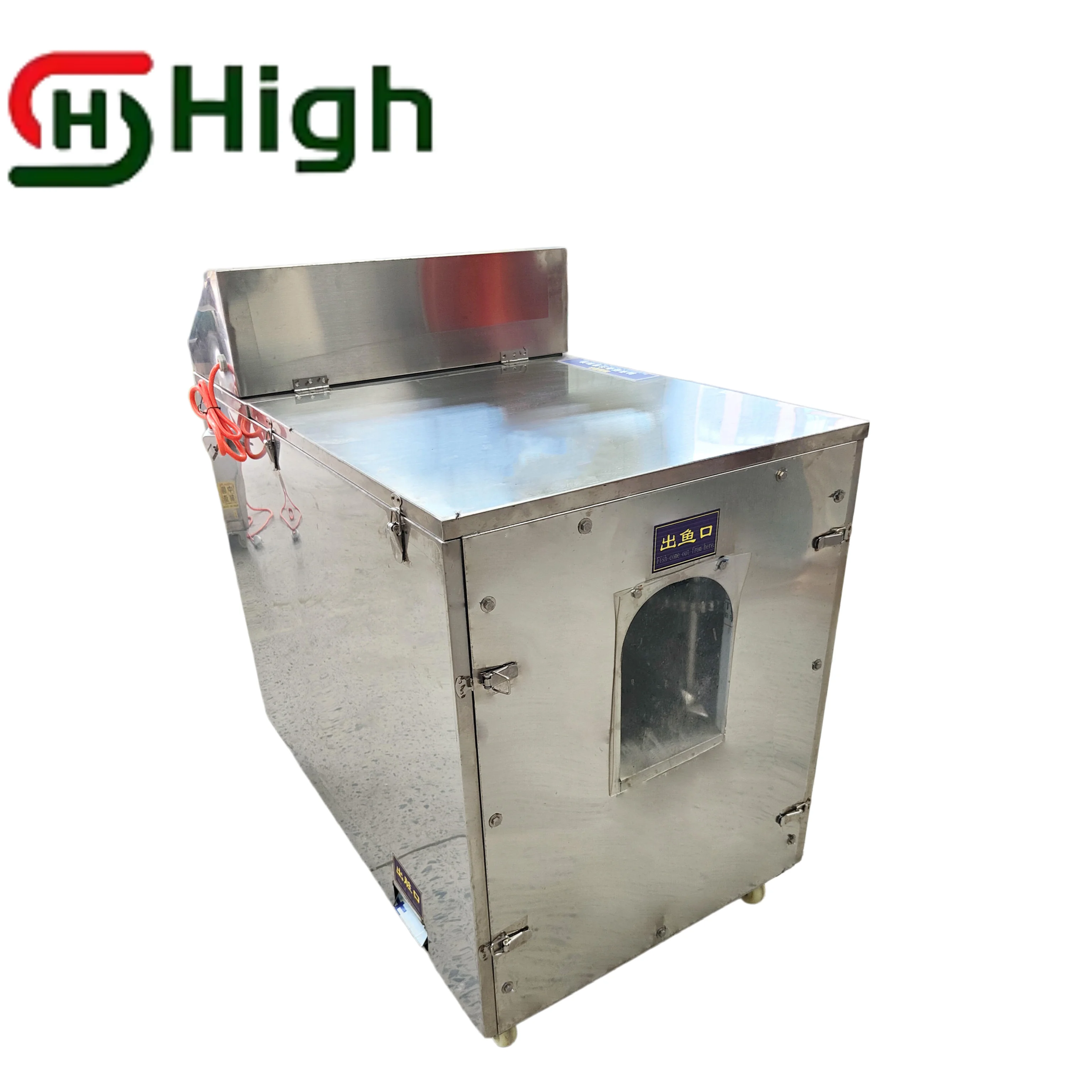 Industrial Heavy Duty Labor Saving Eviscerating Belly Opening Processing Fish Scaling Gutting Splitting All in One Machine