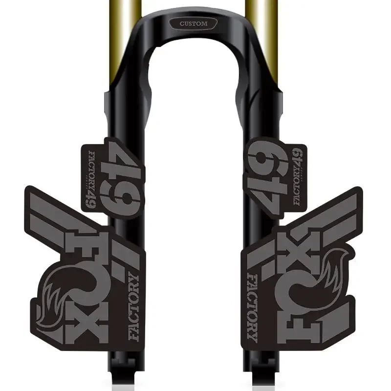 Fox49 2020 Vordergabel-Aufkleber, 1 Paar wasserdichte, sonnenbeständige MTB-Aufkleber, Zubehör zur Modifikation von Mountainbikes – Detail 9