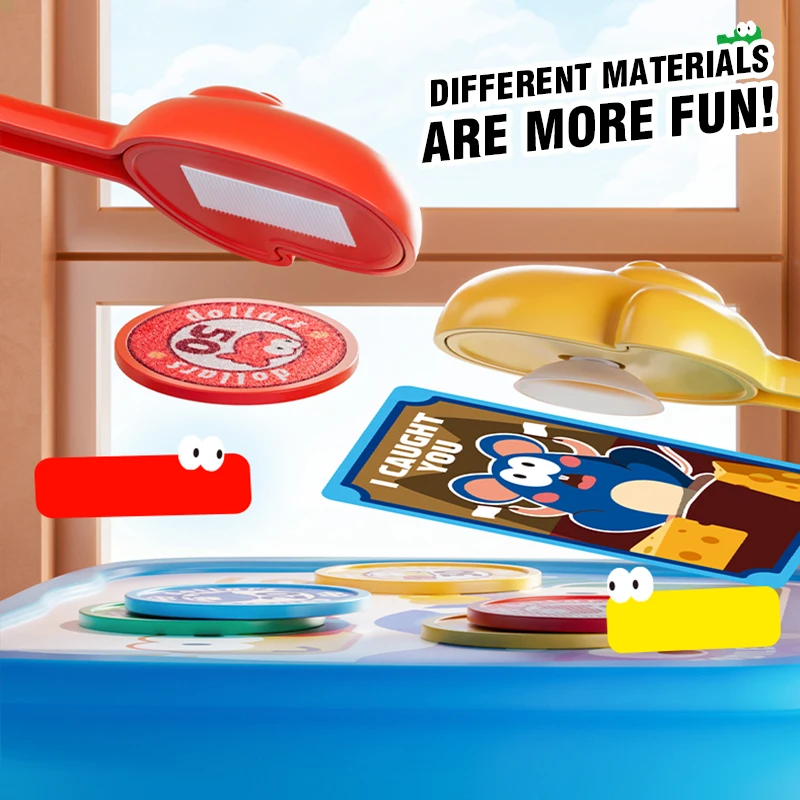 Gold Coin Snatching Battle Board Game Kid Hand Eye Coordination Strategy Toy Family Party Social Game Card Matching Creative Toy