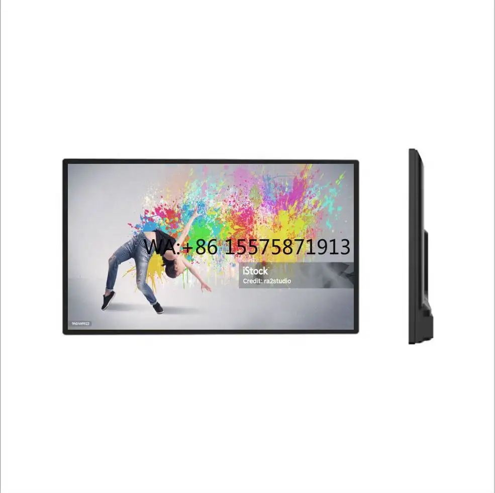 

21,5-дюймовый коммерческий сенсорный экран, настенный ЖК-рекламный экран, цифровые вывески, текстовая анимация, 7*24 часа, OEM