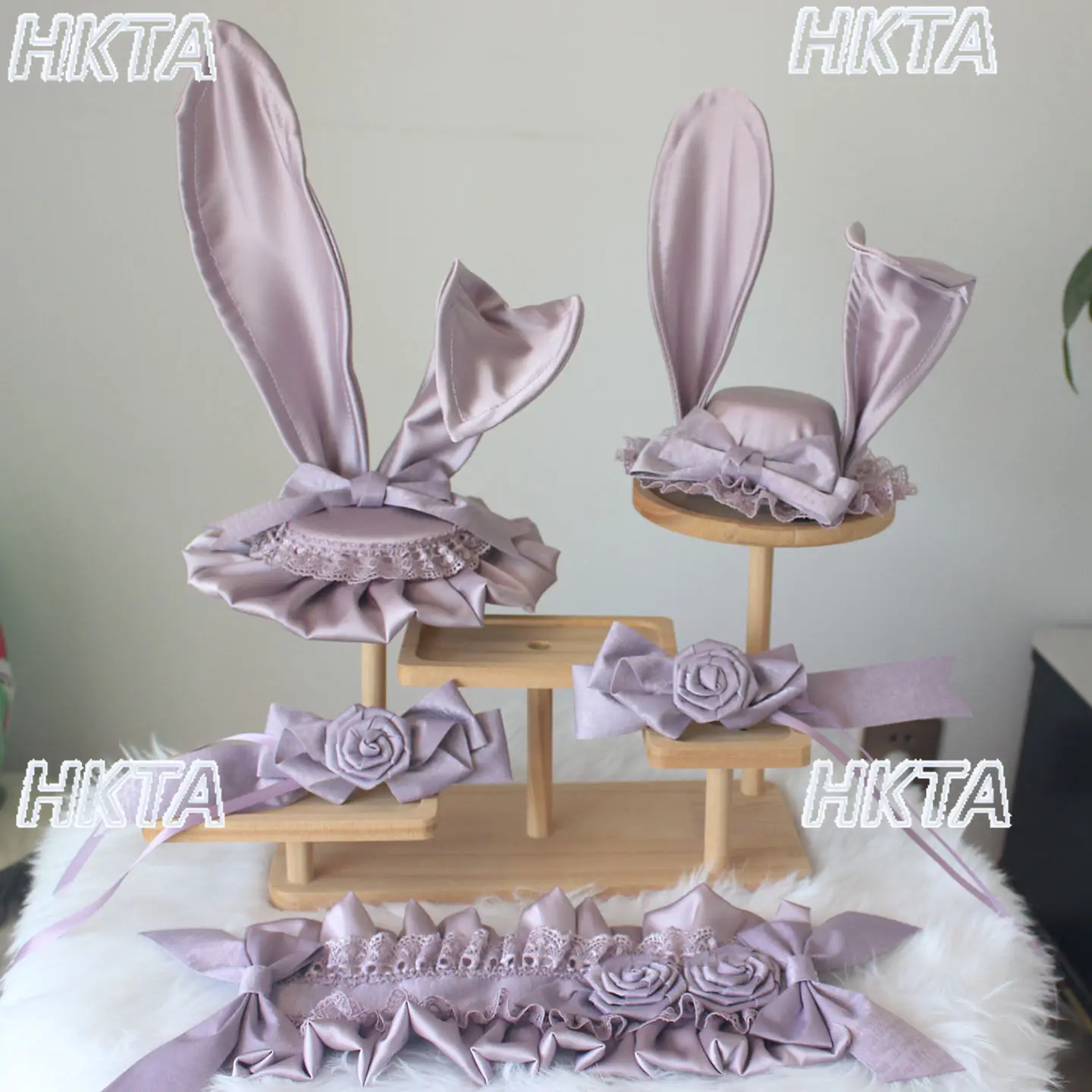 Japanese 2026 Cosplay Lolita Cute Cartoon Top Hat Headband Headwear Sweet Lace Splicing Bow Edge Clips Hair Accessories Women