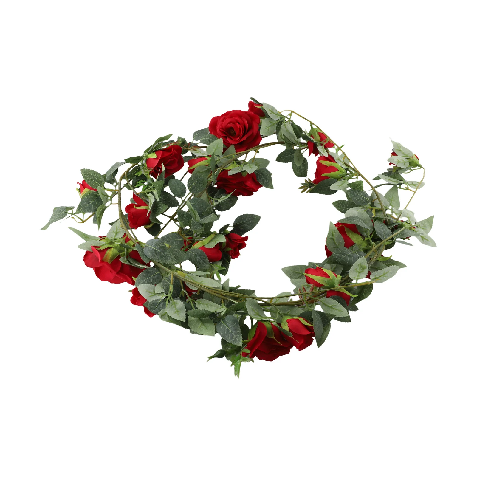 Silk Garland with Bendable Iron Wire Core for Wedding Arch Home Decor Garden Party Table Centerpiece Styling Silk