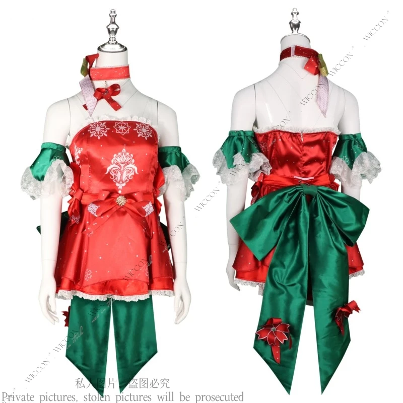 

Christmas Dress Christmas Theme Cosplay Fanart Character Festivals Christmas Stage Costume Role Play Woman Adult Kid Party