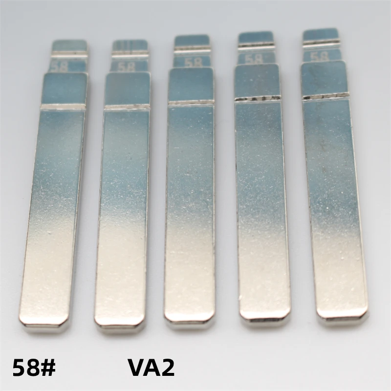 FLYBETTTER OEM 50 Uds NE72 HU83 VA2 NE78 hoja de llave remota sin cortar en blanco de Metal para Keydiy KD Xhorse VVDI JMD