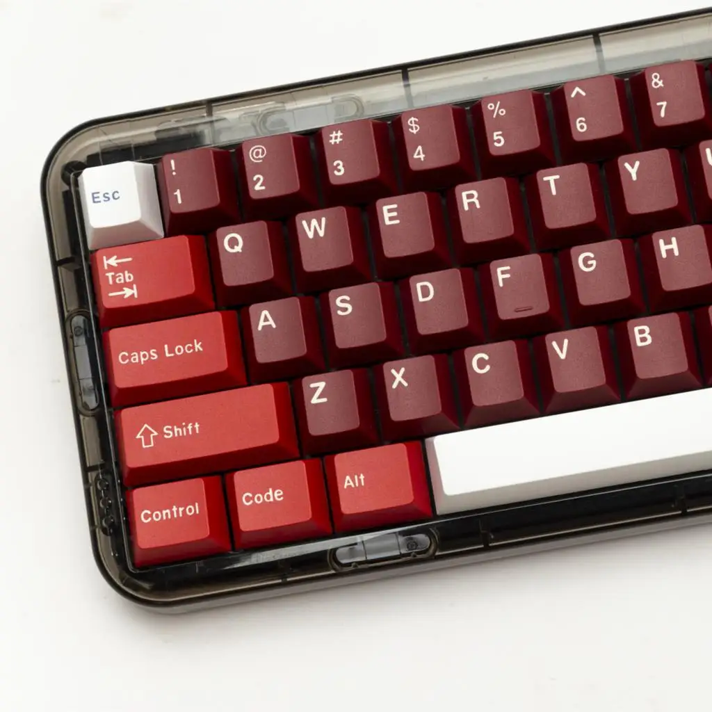 GMK Keycaps 173 Keys Jamon Cherry Profile PBT Red DYE -SUB Keycap For MX Switch Mechanical Keyboard 61/87/96/98/108 ISO Key Cap