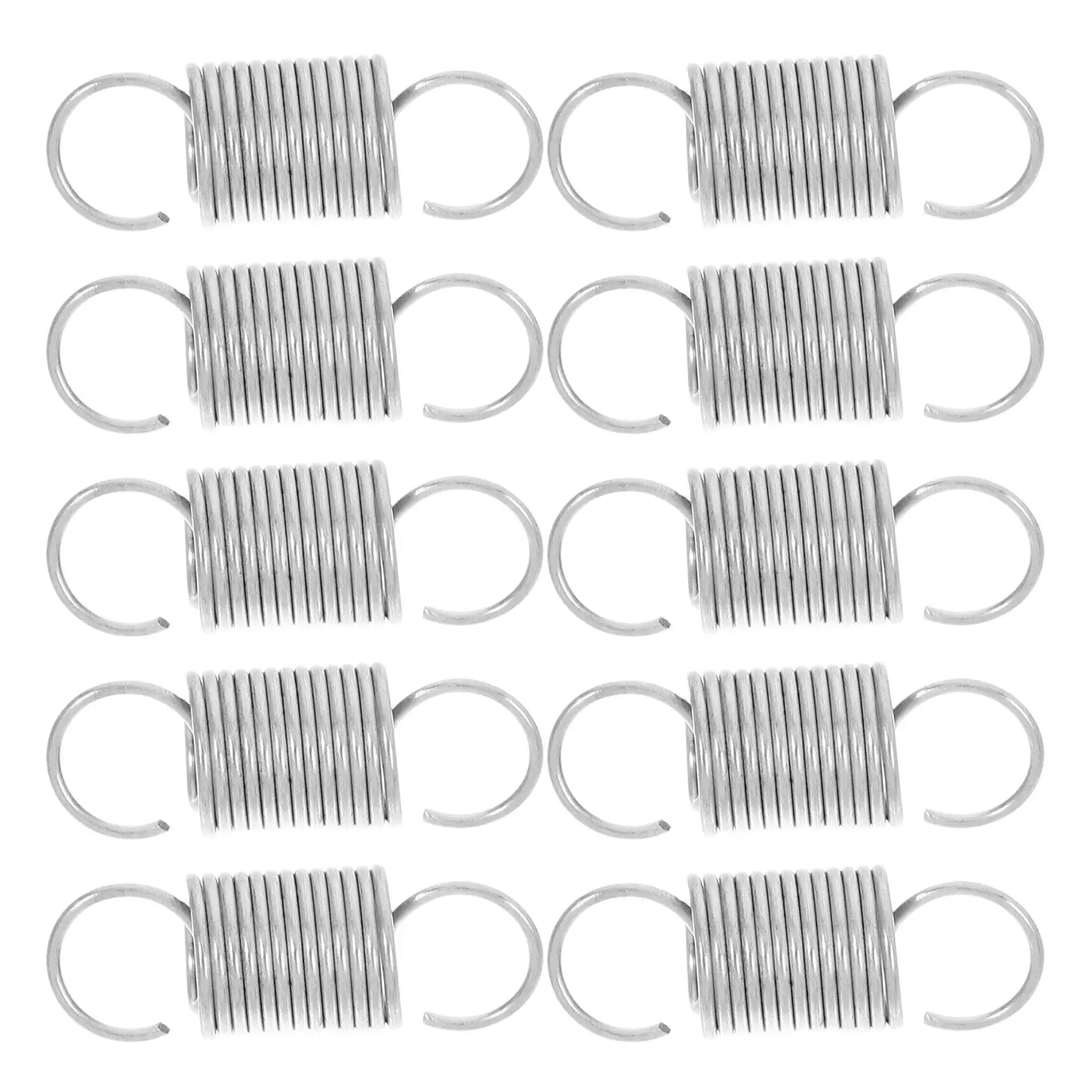 

20Pcs StainlessSteel Springs HeavyDuty Extension Tension Hooks Swing Hammock Gate Latch Compression Tools Gym Patio