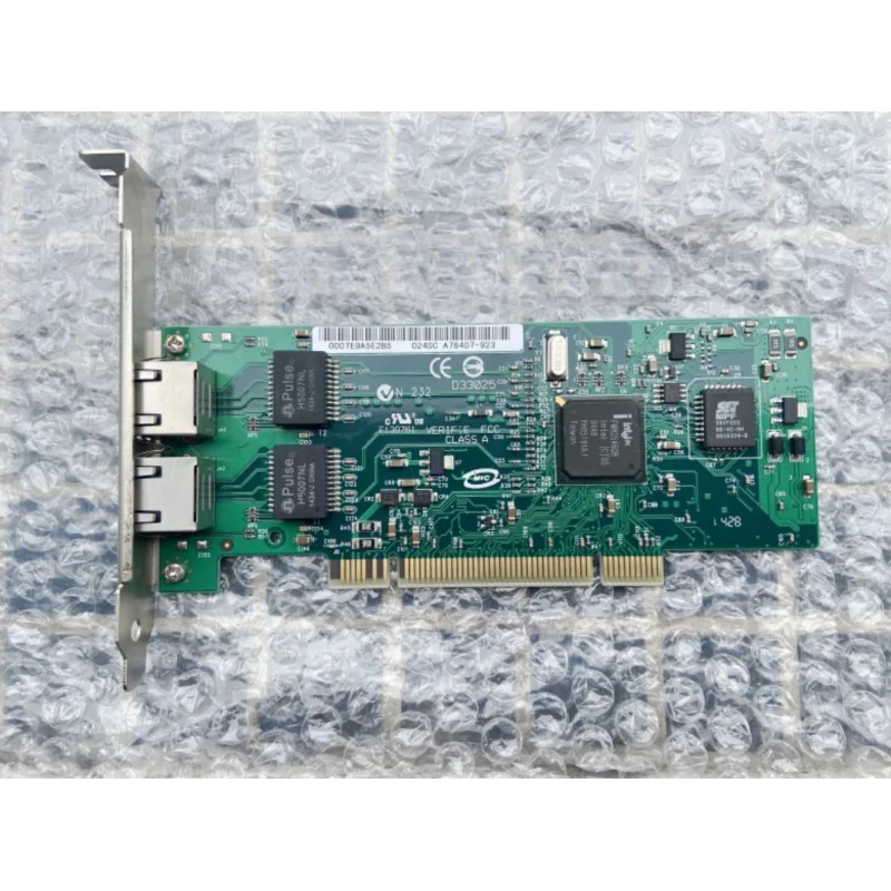 

For Intel PRO/1000 MT PWLA8492MT PCI-X Dual Port Gigabit Server Adapter, 82546GB Chip, 10/100/1000Mbps RJ45 Copper