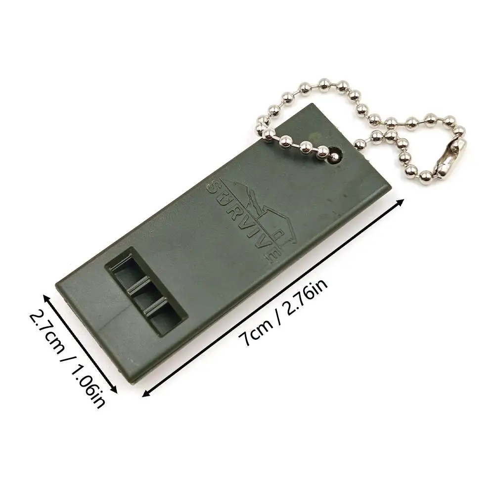 Fischietto di sopravvivenza di emergenza portatile Bussola Termometro Arbitro Cheerleader Fischietto Articoli sportivi Escursione di campeggio Attrezzi da esterno