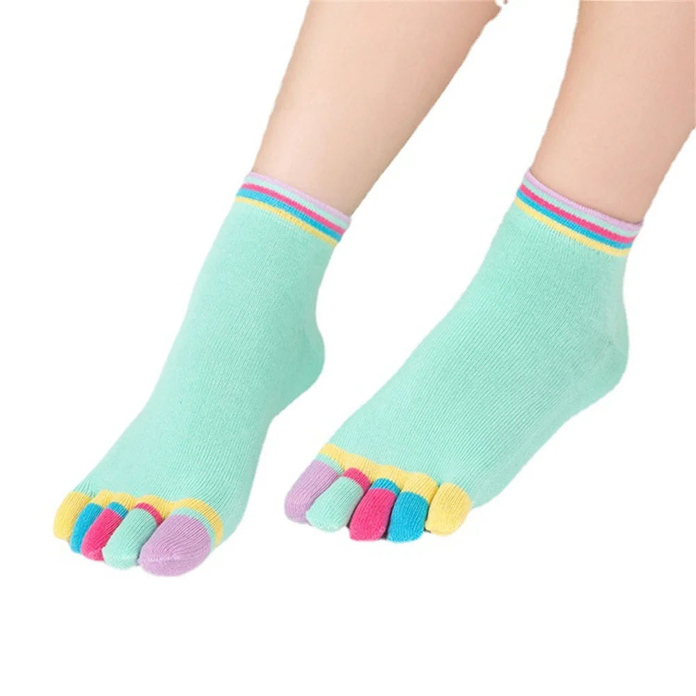 1~4PAIRS Deodorized Toe Socks Simple Care Correct The Shape Of Your Toes For You Womens Socks Socks Cotton Five Finger Socks