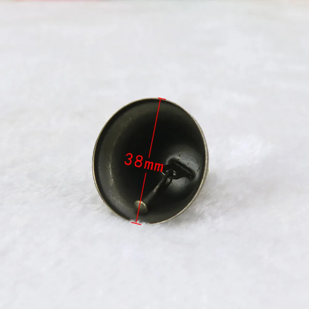 

35pcs Vintage Horn Bell Pendant Christmas Hanging Decorative Props Retro Mini Bells For Tree Home Party Xmas Ornament
