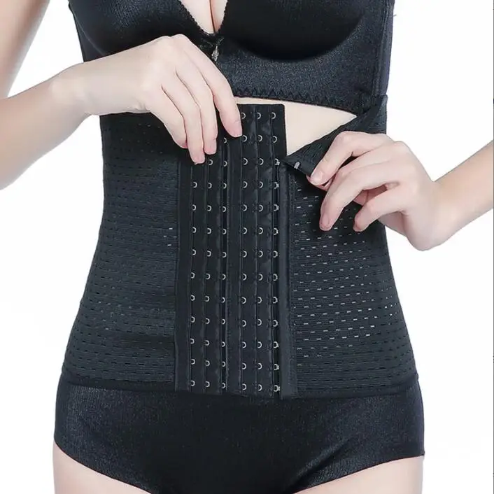 latex-waist-trainer Corset Body Shaper Slimming Belt Corset Women Shapewear Tummy Postpartum Belly Sheath Corrective Modeling