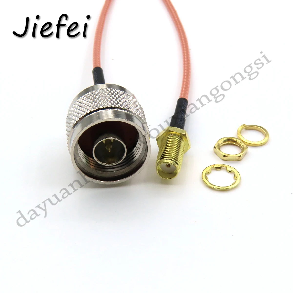 

SMA female to N male Bulkhead Connector Crimp RF Coaxial Coaxi WiFi Extension wire jumper pigtail cable RG316 / rg178