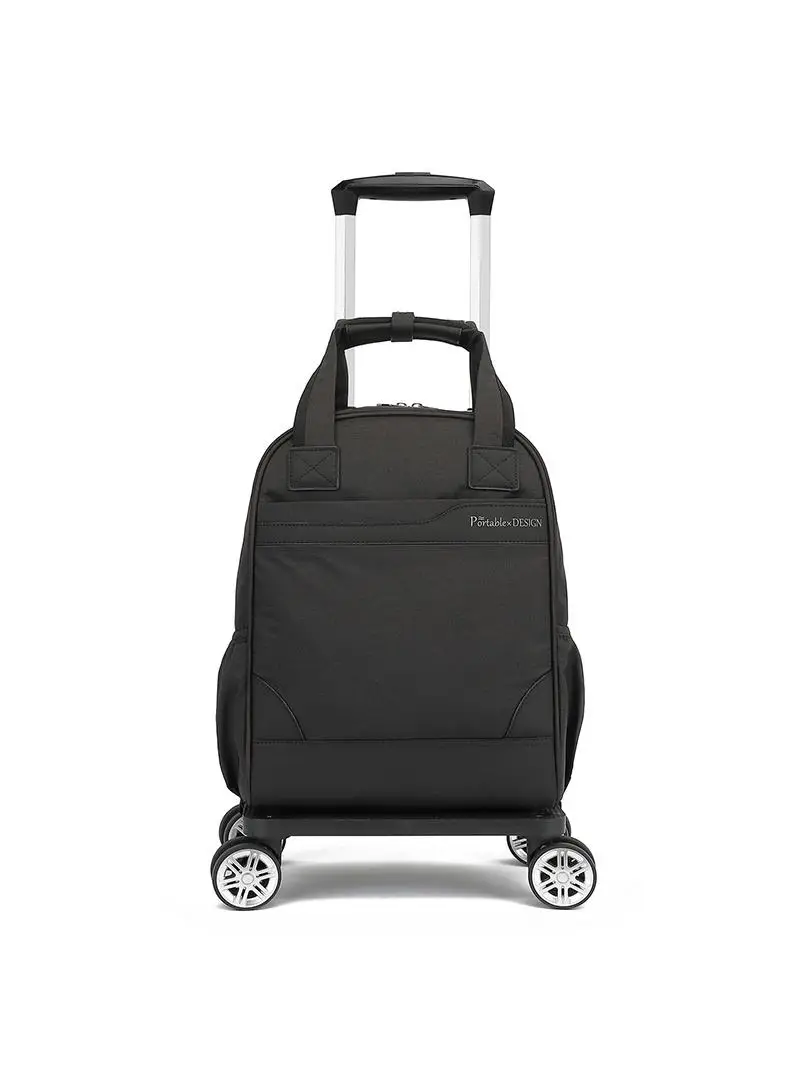 lightweight-carry-on-bag-with-universal-wheels-short-trip-luggage-16-inch-handheld-bag-casual-travel-style-pc-material
