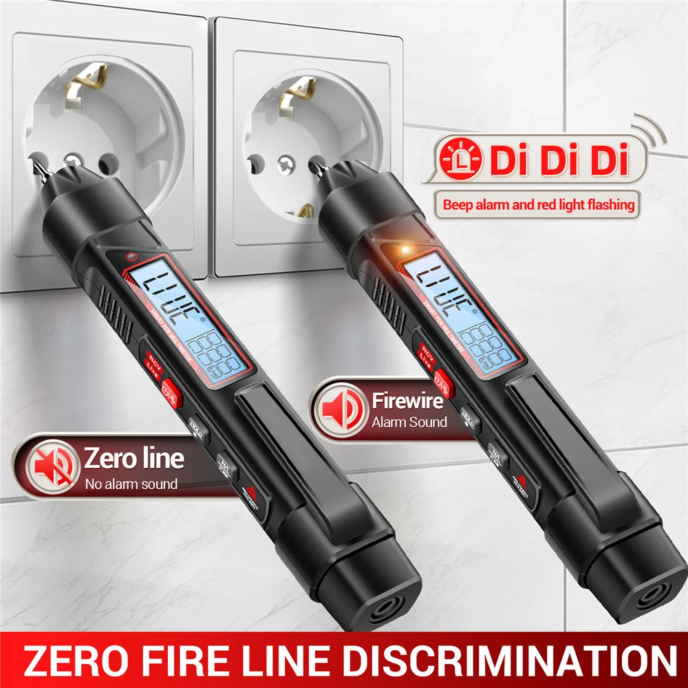 ANENG Electrical Test Pen Multimeter Auto AC/DC Voltage Tester Multifunctional Ohm Hz Zero Fire Line Detector Electric Tool