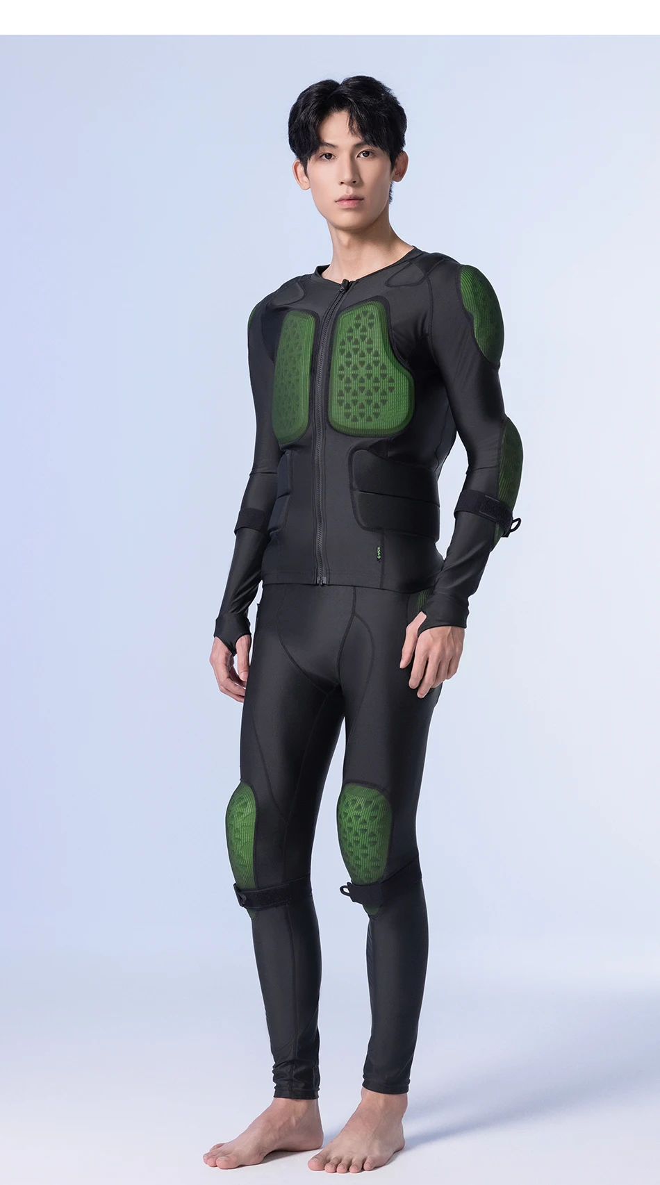 COPOZZ ESA Anti-Kollisions-Rückenbrust-Schlagschutz, Motorrad-Innenjacke, Kleidung, Ganzkörper-Ski-Rüstung, Schutzhose – Detail 24
