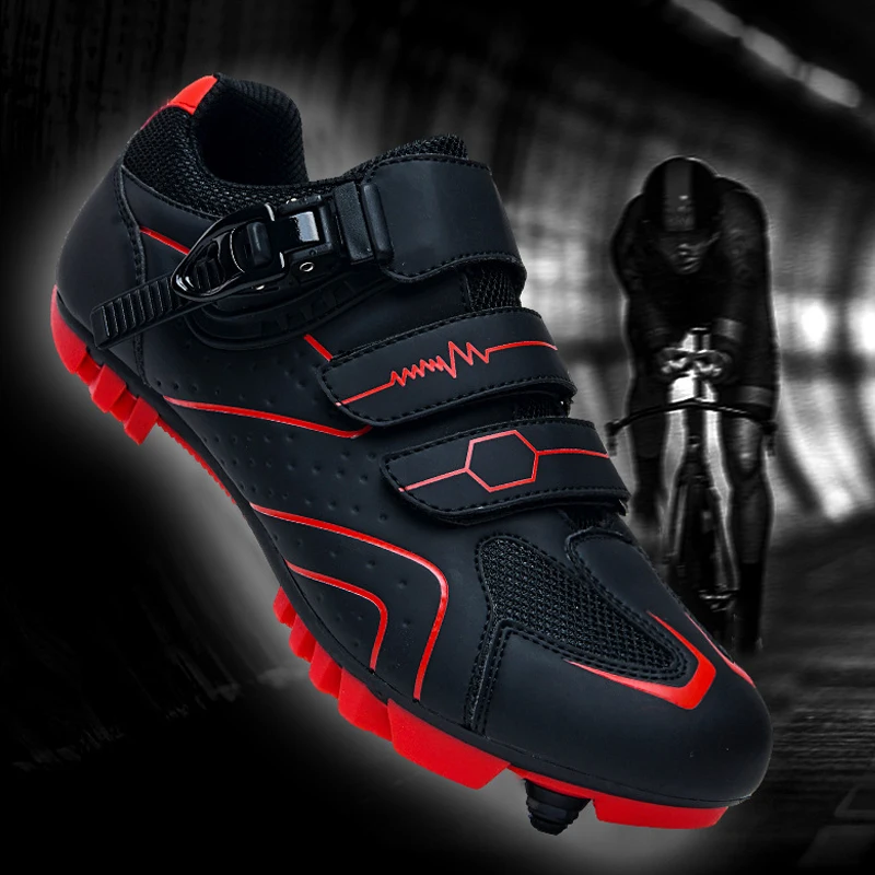 

Breathable Hard Soled Mountain Riding Shoes Road Bike Shoes Self-Locking Speed Bicycle Sneakers Women Racing Cycling Shoes