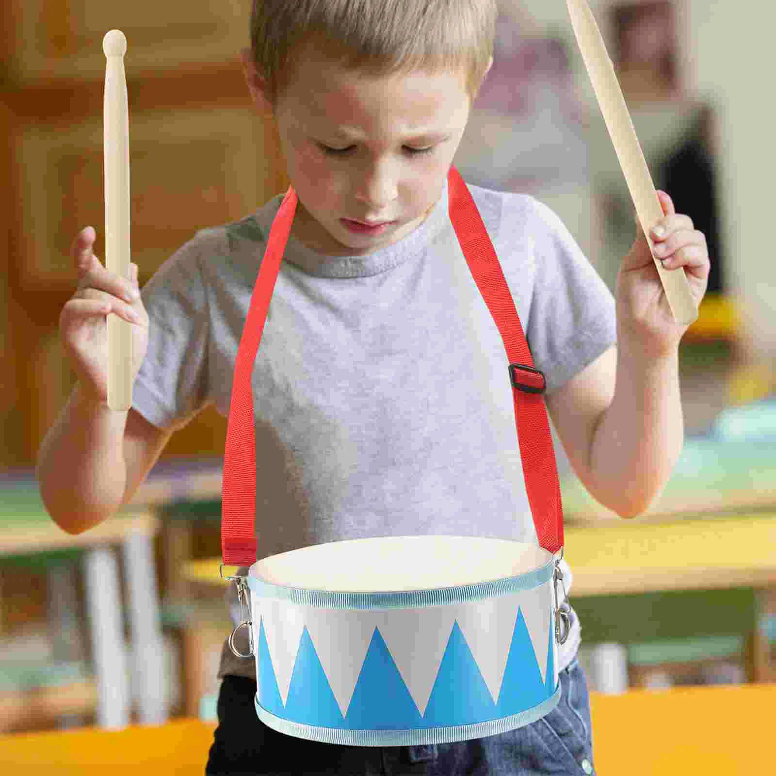 Tambor de percusión para niños, instrumento de ruleta, juguetes para niños pequeños, educación Musical para niños