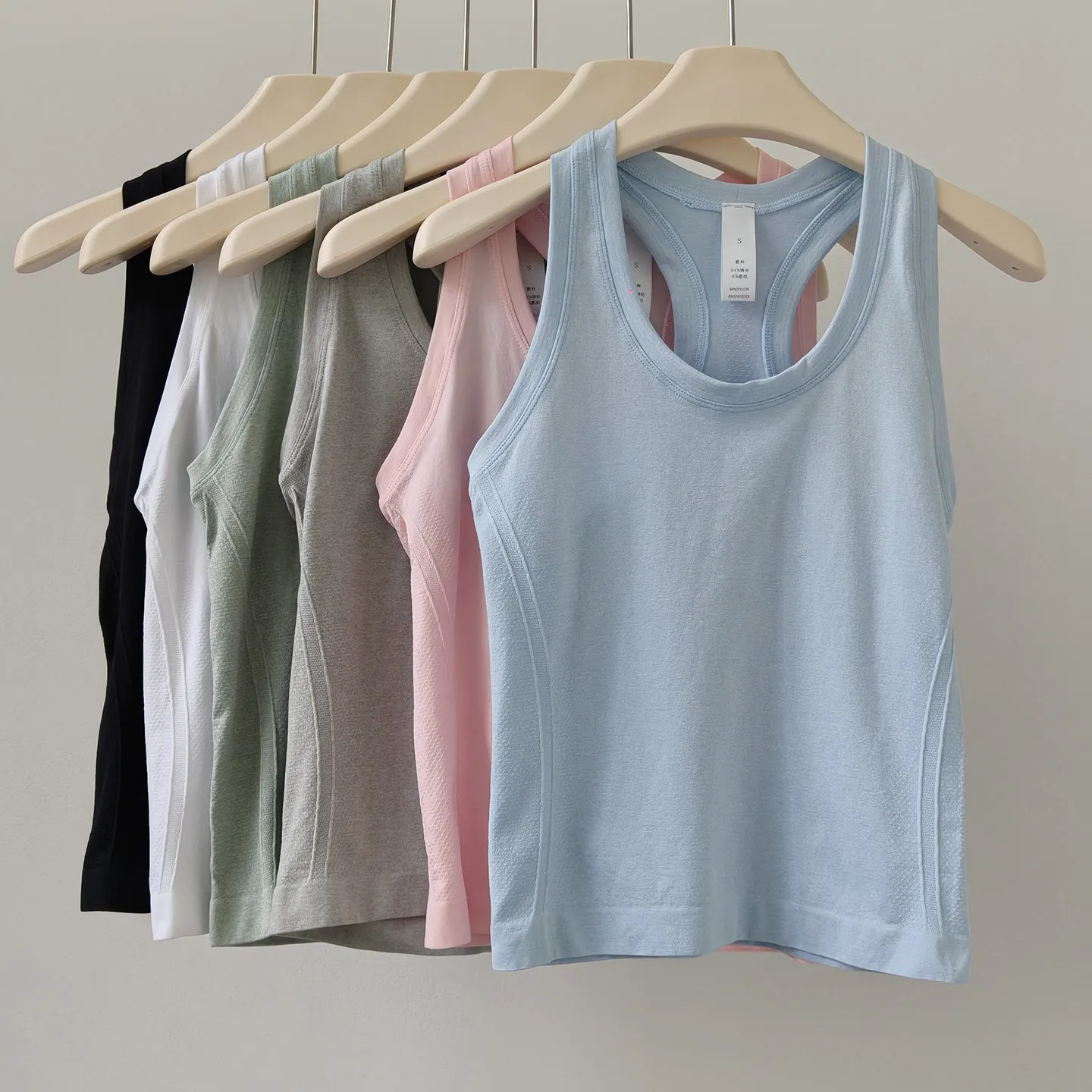 Yoga Vest for Women Gym Slim Fit I-shaped Back, Sleeveless Fitness T-shirt Running Training Quick-drying Sports Top Clothes