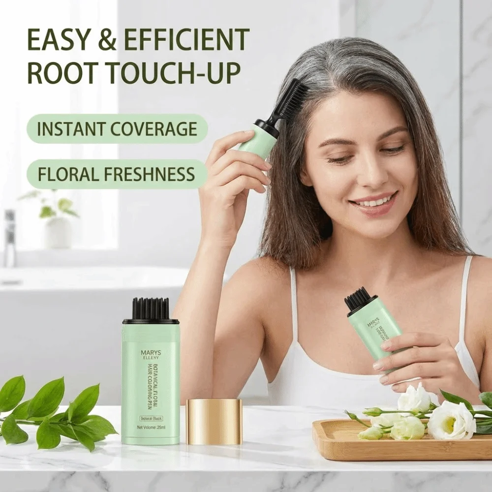 One-time Hair Dyeing Comb Precise Washable Temporary Hair Color Comb Volume Non-toxic Hair Dye Mascara DIY Styling Aid