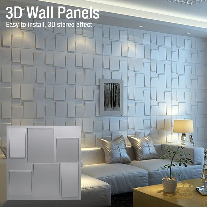 50x50cm 3D three-dimensional wall sticker decorative living room wallpaper mural waterproof 3D wall sticker bathroom kitchen