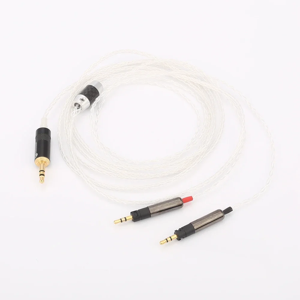 Audiocrast HC014 3.5mm Stereo 8 Cores 7N OCC Silver Plated R70X Headphone Upgrade Cable for ATH-R70X R70X headphones