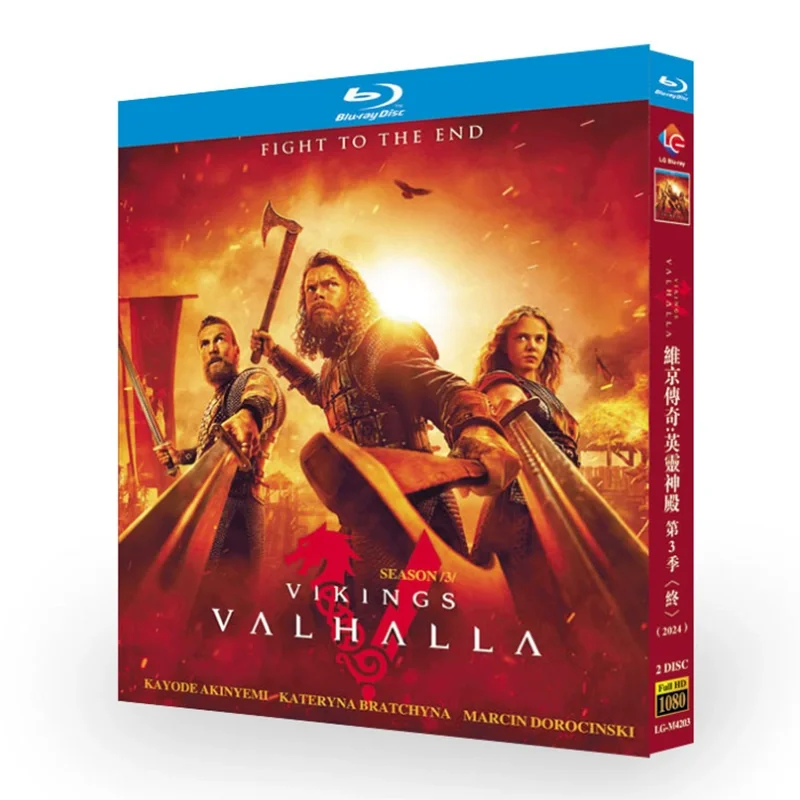 

Викинги: Вальхалла, 3-й сезон, 2024, Blu-ray диск