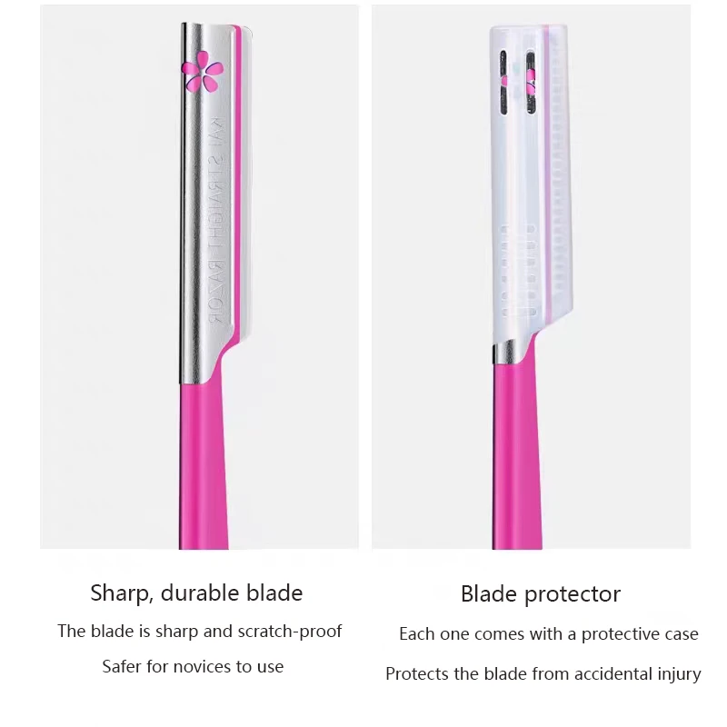 Five Pieces Of Decorative Eyebrow Knife Unisex Makeup Tool Anti-scratch Beginner Safe Type Manual Eyebrow Scraper