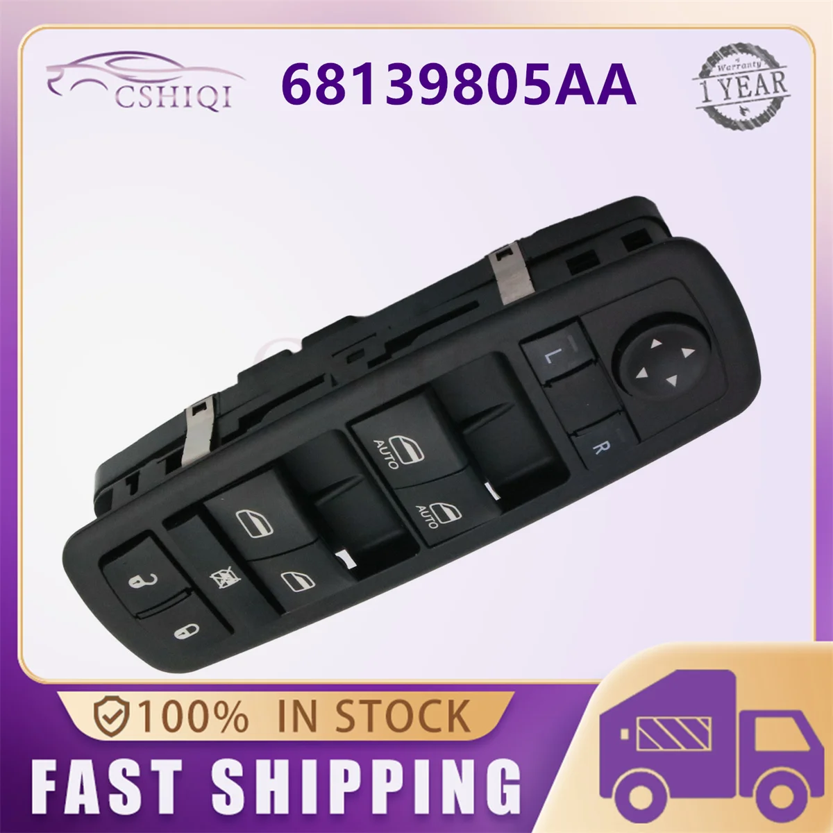 68231805AA Auto Car Power Window Switch For Ram 2016 For Dodge Nitro Journey Charger 2011-2014 Auto Parts 68139805AA 56046823AC