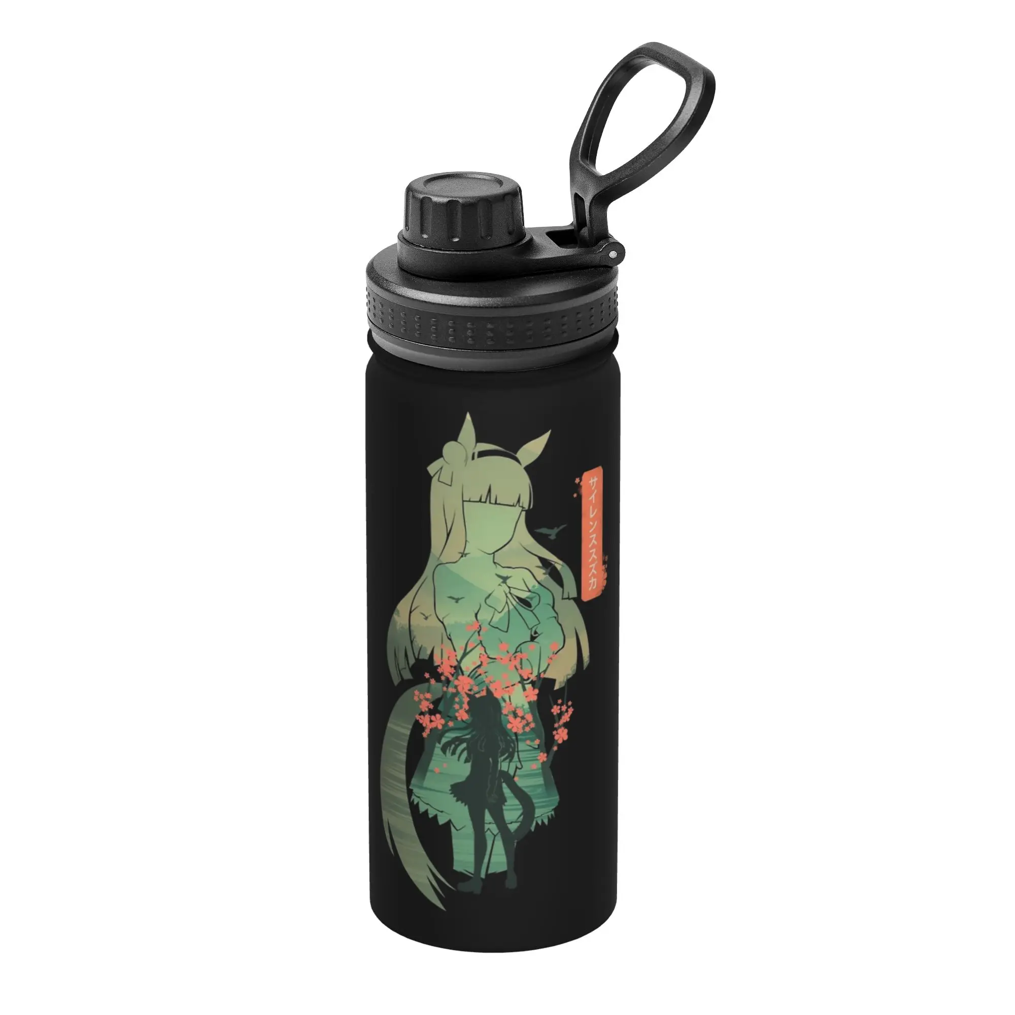 Silence Suzuka Uma Musume Anime 18OZ Sports Insulated Kettle  Coffee Cups Stainless Steel School Mug Water Bottle