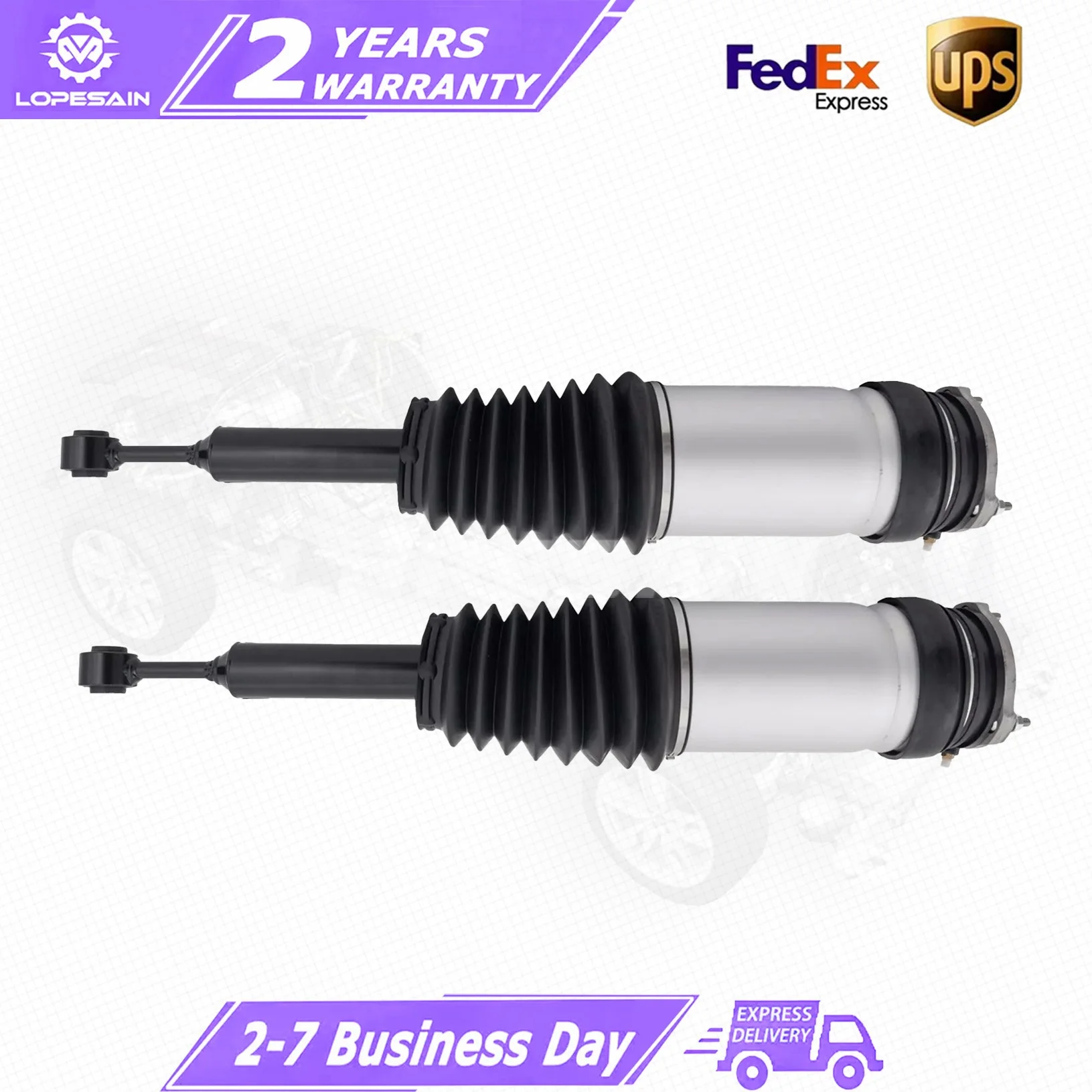 Pair For Rear Right or Left Air Suspension Strut Fit Tesla Model X 5YJX AWD 75D P90D 100D 102746100G 102746100E