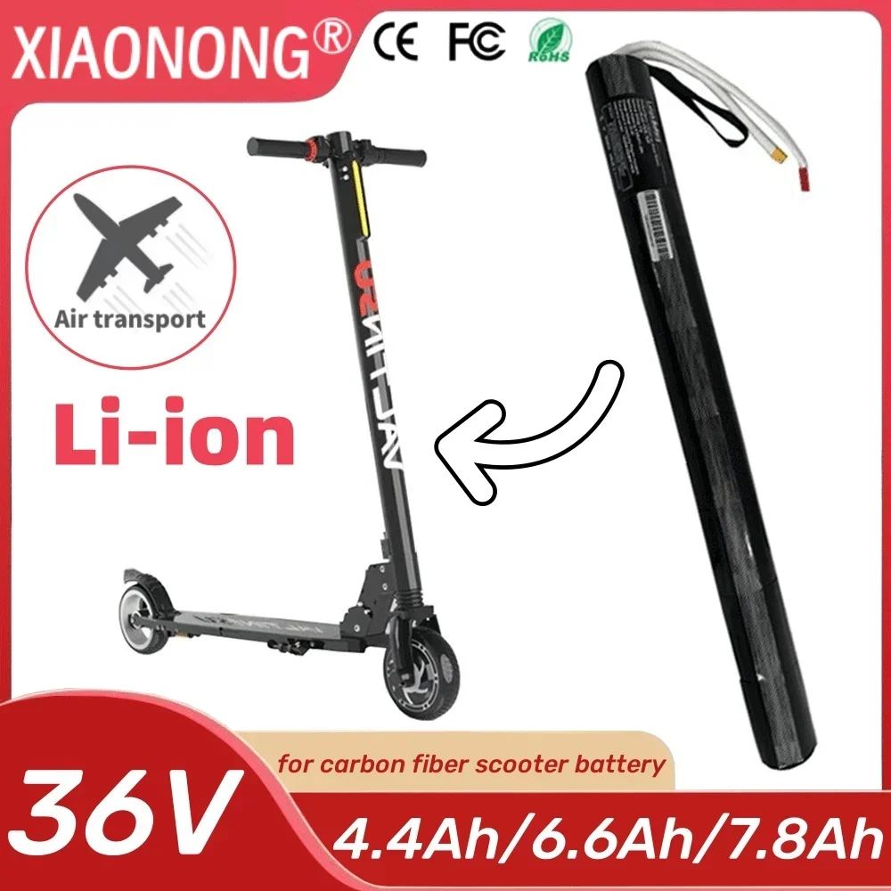 

36V 4400/6600/7800mAh High-capacity high output Li-ion Battery Pack for Carbon Fiber Electric Scooter