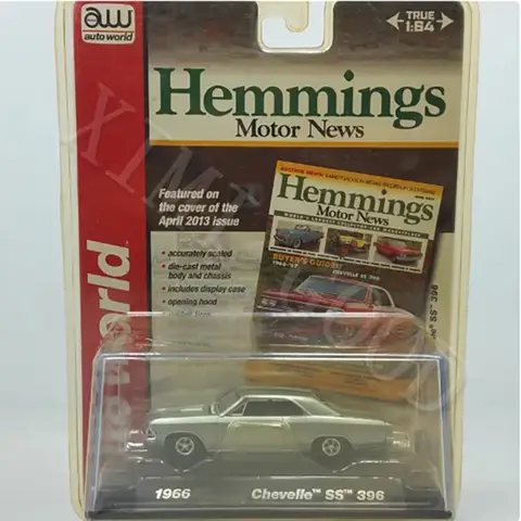 ऑटो वर्ल्ड 1/64 स्केल 1966 शेवेल्स एसएस 396 अलॉय सिमुलेशन कार मॉडल क्लासिक्स वयस्क स्मारिका उपहार स्थिर प्रदर्शन 12 best sales ऑटो दुनिया - №12