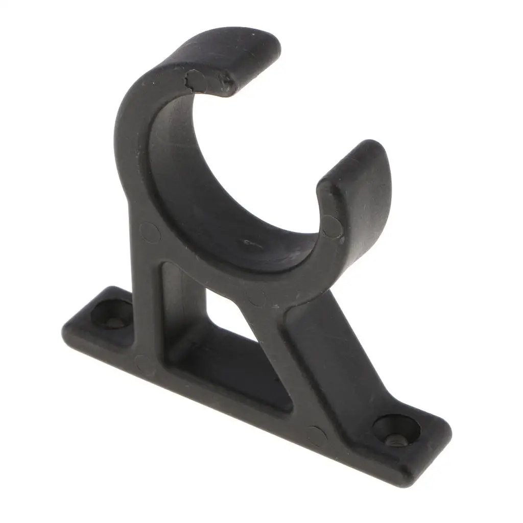 

Flush Mount Marine Black Clips Pole Holders Durable Ladder Storage for Accessories for Rigid Boat and Hooks