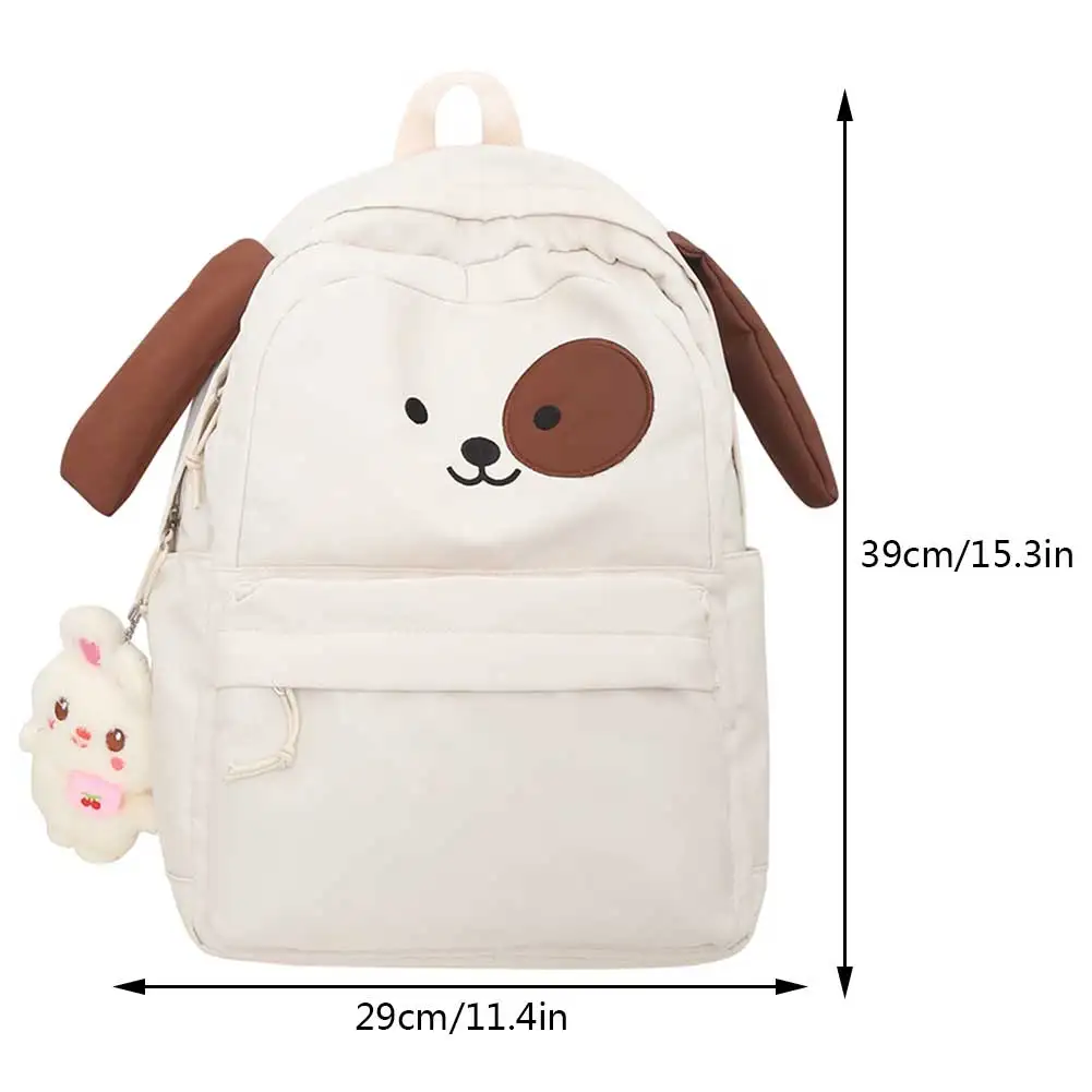 New Cute Dog Backpack Fashion Girls Large Capacity Knapsack Kawaii Cartoon Dogs Travel Bag Casual Student School Bookbag Bagpack