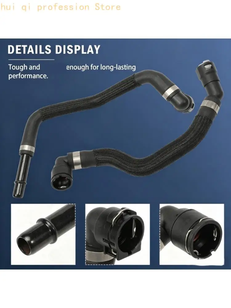 52014624AA Replacement Heater Hose Set for Engine Cooling and Cabin-Heating Circuits with Supply, Return, and Jumper Hoses in