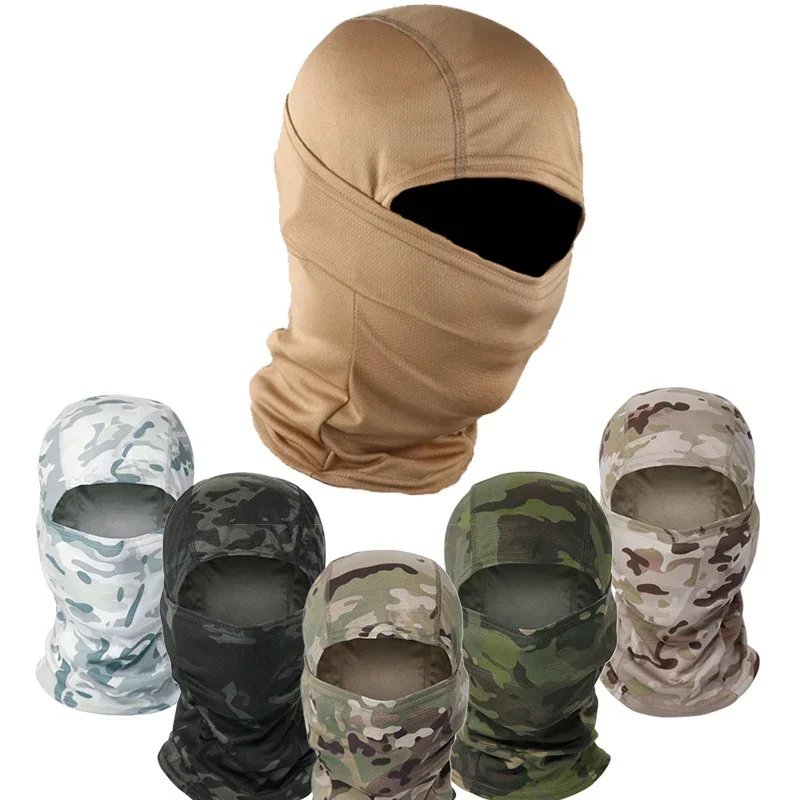 AliExpress NONE Multicam Balaclava Full Face Scarf Mask Hiking Cycling Hunting Bike Head Cover Men Tactical Airsoft Camouflage Cap
