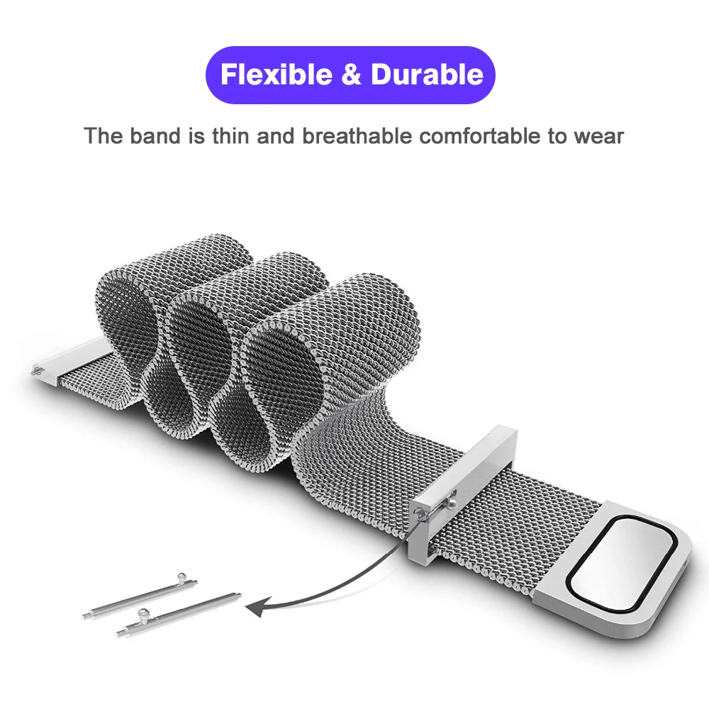 22mm 20mm Strap for Samsung Galaxy Watch 7 6 5 4 Band Magnetic Bracelet for Samsung Watch Classic 42 46 47mm Gear S3 Amazfit GTR image 4