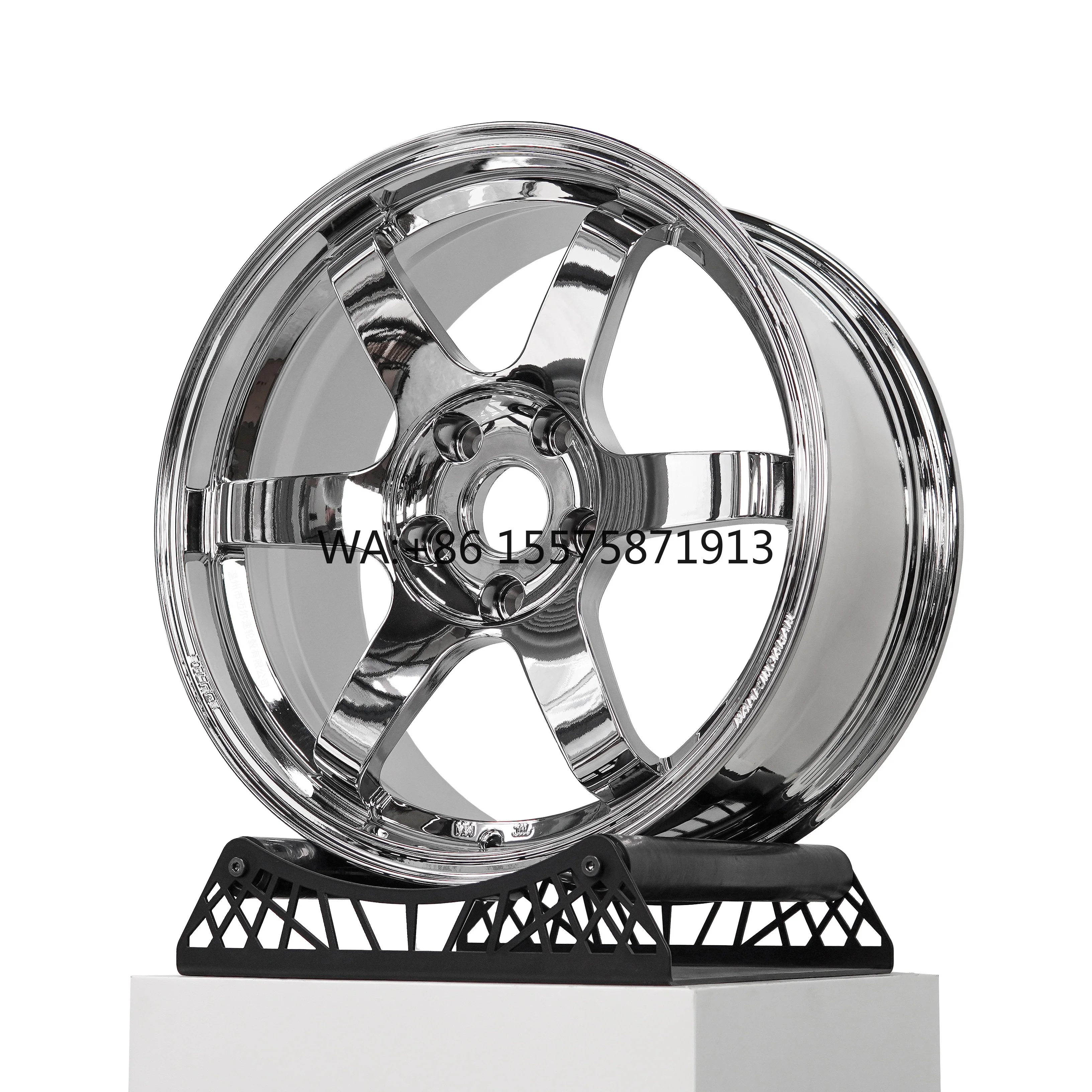 

For Chrome Silver TE37 Lightweight Forged 17 18 19 20 21 22 24 Inch Lightweight Car Alloy Wheel 5x120 6 Spoke Rim for Toyota Rac