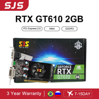 SEJISHI Video Card GeForce GT610 Display Vga Cards 1GB 2GB DDR3 64Bit Graphics Cards NVIDIA Game PC GT 610 HDMI DVI VGA PCI-E2