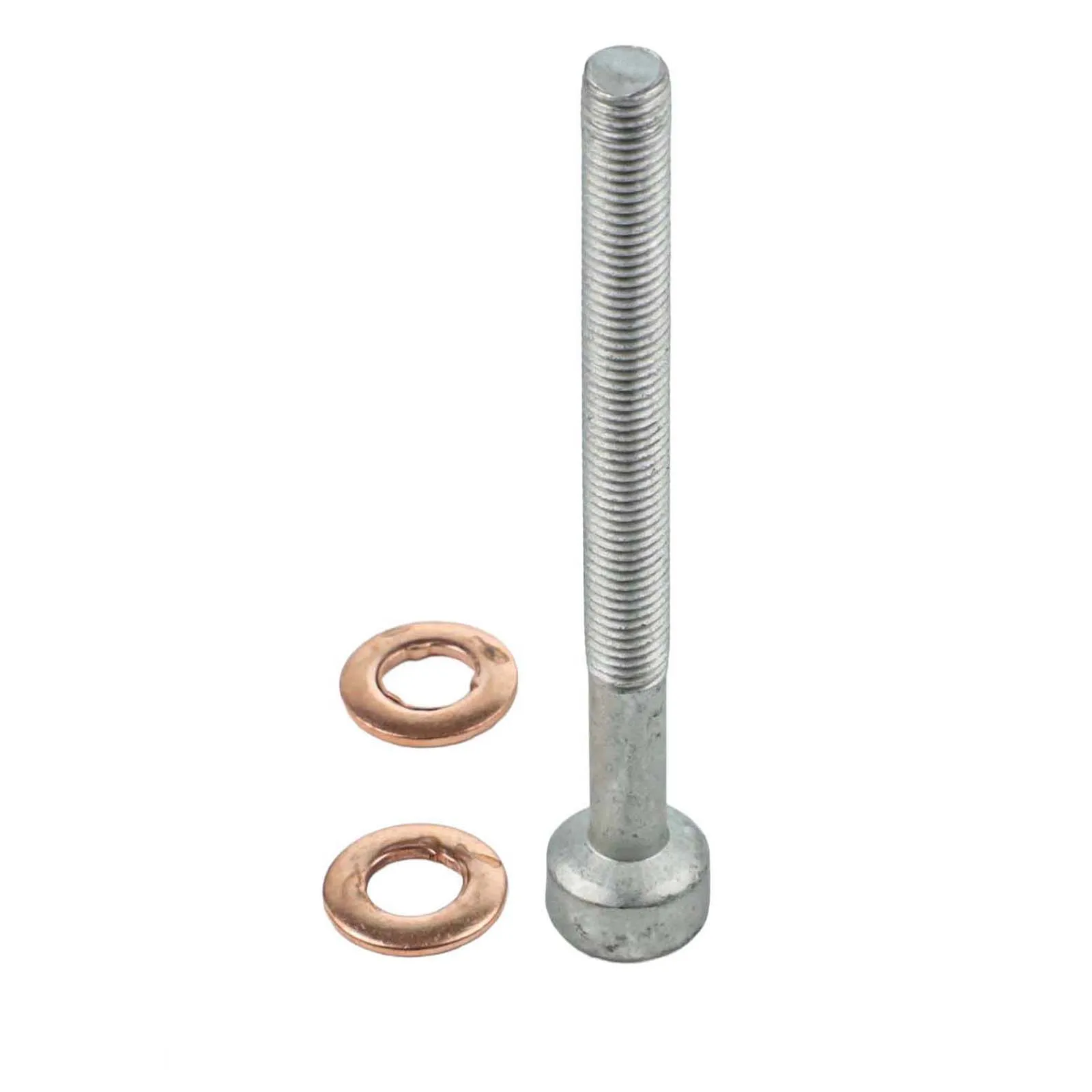 8 Pcs Injector Bolts and Copper Washers Replacement Set A0019902607 for Mercedes Diesel For 651 Engine Models from 2003