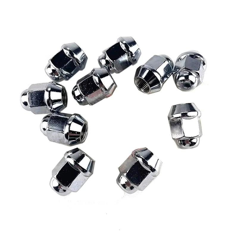 

NBJKATO Brand New Genuine 10 PCS Front Rear Wheel Nuts 09159-12057, 0915912057 For Suzuki Jimny Grand Vitara I II Sx4 SWIFT III