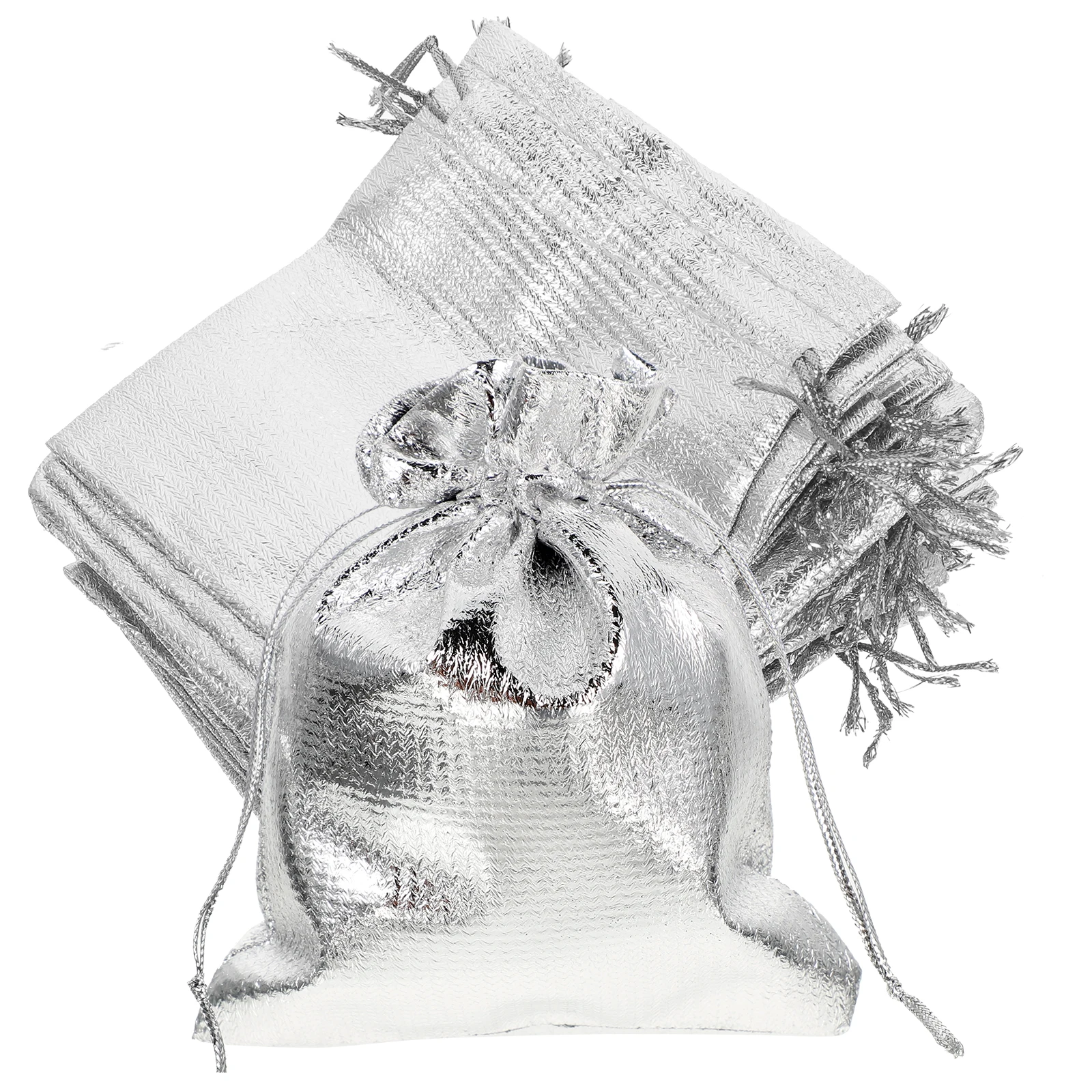 

30Pcs Creative Drawstring Bags for Packing Homemade Candies Parties Christmas Gift Wrapping Organza Organza Bags