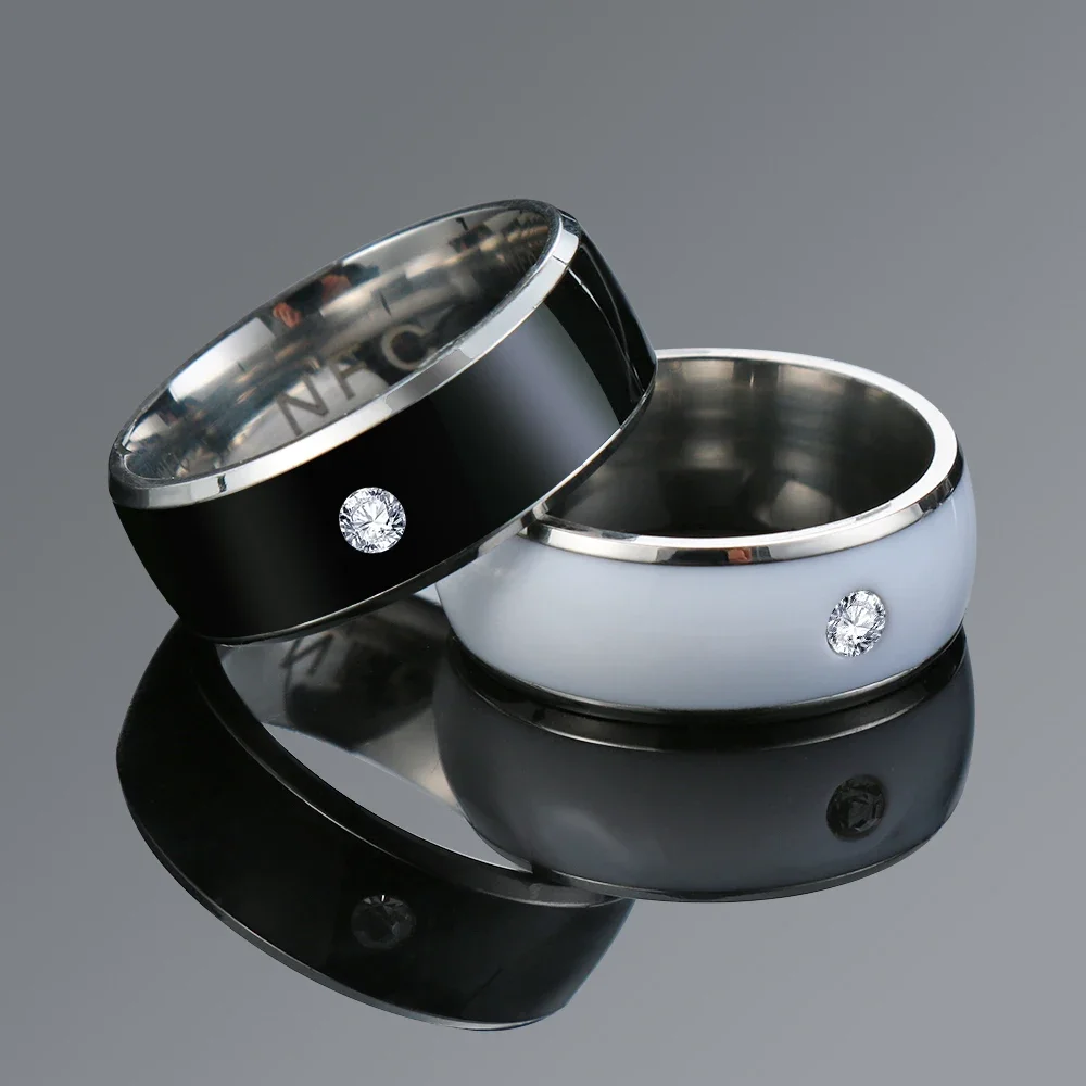 1PC NFC Smart Finger Ring Intelligent Wear Connect Android Phone Equipment Rings Fashion Jewelry Size 6/7/8/9/10/11/12/13