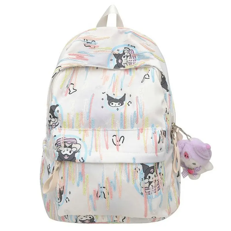 Kawaii Kuromi My Melody zaino stampato Bookbag mochila borsa da donna studente adolescente bambini zaino ragazza zainetto zaino