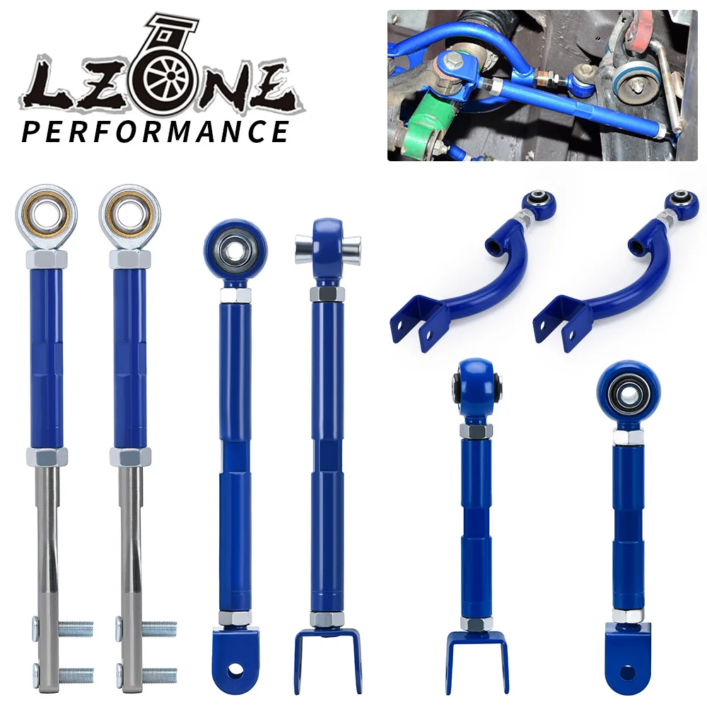 LZONE - CHASSIS COMPONENTS FOR 95- 98 240SX S14 S15 CAMBER+TRACTION+TENSION+TOE FRONT REAR  SUSPENSION kits