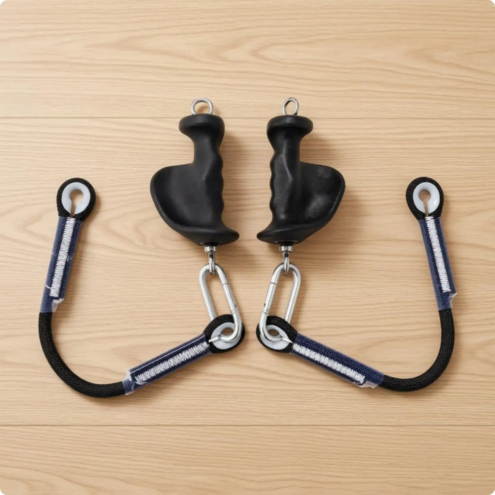 Braided Triceps Pushdown Rope Textured Grip Triceps Rope Attachment Non-Slip Ergonomic for Upper Body Strength Training