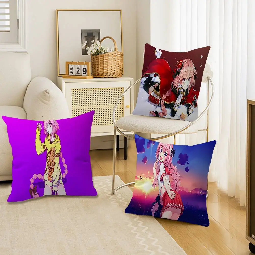 A-Astolfo Flamboyant-Playful Cushion Cover Car Throw Pillow Case For Sofa Car Christmas Gift 40x40cm 45x45cm