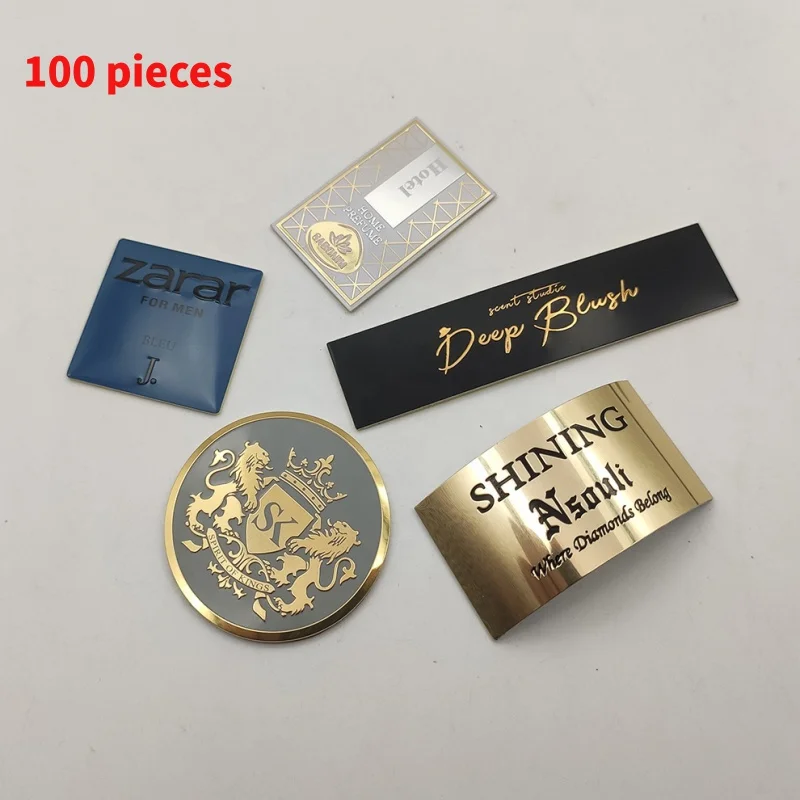 

10 0.Zhang.Custom.2025 New Fashion Custom Size Metal Logo Private label Fragrance Perfume Package Customized perfume label